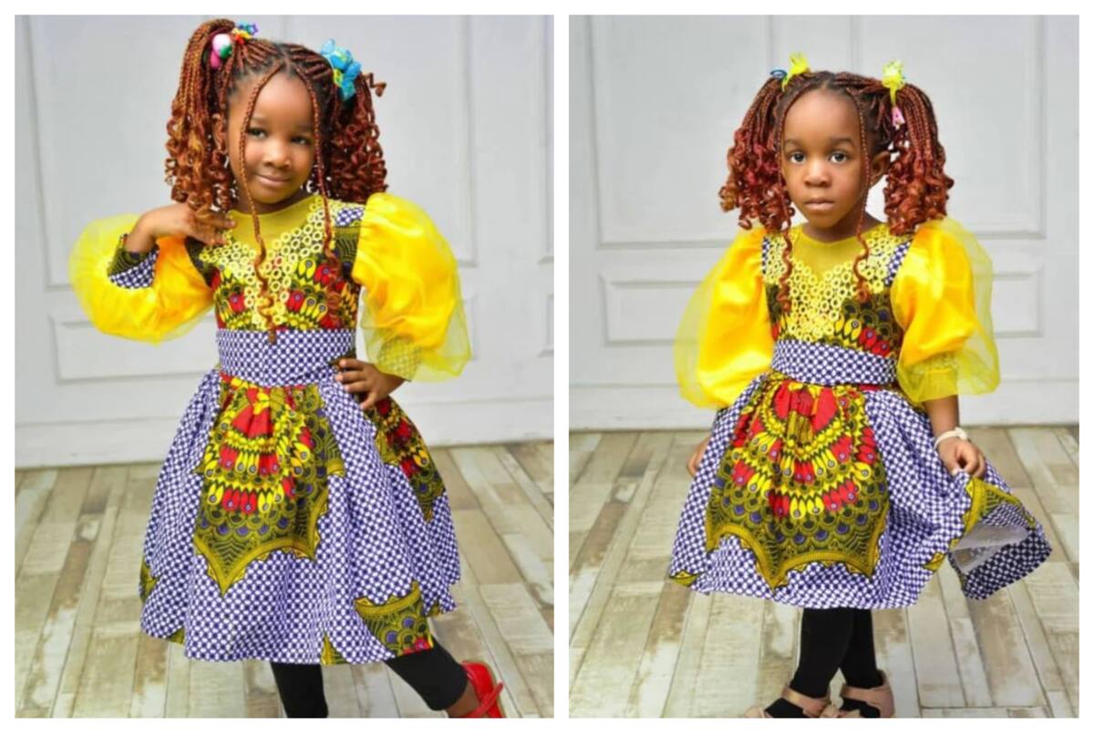 Beautiful African American 13 Year Old Female in ALine Style Dress ·  Creative Fabrica